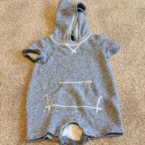 GAP Gray Hooded Kids One Piece